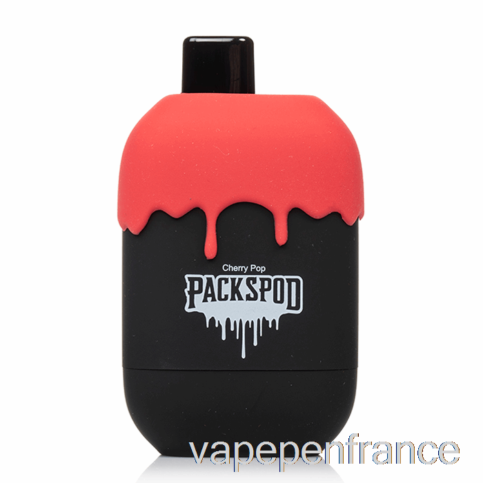 Packwood Packspod 5000 Stylo Vape Jetable à Glace à La Cerise Noire (cherry Pop)